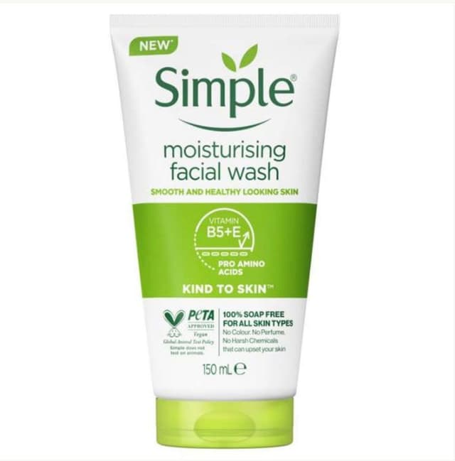 Simple Kind to Skin Moisturising Facial Wash