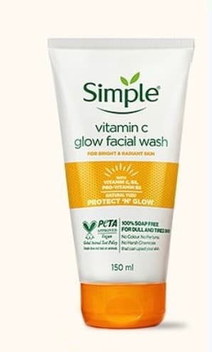 Simple Protect “N” Glow VitaminC Glow Facial Wash