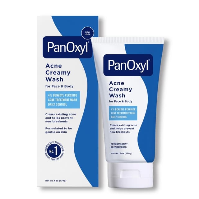 Panoxyl Acne Creamy Benzoyl Peroxide 4% Wash